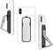 CLCKR Cell Phone Stand compatible with iPhone X/XS/XR/6/7/8 and Samsung Galaxy S9/S9/S10/S10 Plus - Metallic Silver...