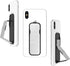 CLCKR Cell Phone Stand compatible with iPhone X/XS/XR/6/7/8 and Samsung Galaxy S9/S9/S10/S10 Plus - Metallic Silver...