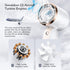 NMM Handheld Fan, Portable USB Rechargeable Mini Turbo Fan with Base, 3 Speed Adjustable Portable Fan with 2000mAh Built-in Battery for Travel Mak...