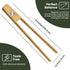 Toaster Tongs With Magnet | Kitchen Utensils For Cooking and Holding Toast Bacon Muffin Bagel Bread | 8 Inch Long Natural Non Toxic Bamboo...
