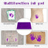 Ink Pad, 5x4'' Washable Non-Toxic Ink Stamp Pad for Baby Footprint Handprint, Purple...