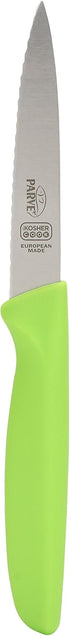 Kitchen Knife 3-Piece Set - 4 inches - Steak and Vegetable Knife - Razor Sharp Pointed Tip, Serrated Edge - Color Coded Kitchen Tools...