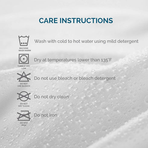 LUCID Premium Hypoallergenic 100% Waterproof Mattress Protector - Universal Fit, Cotton Terry Top, Full...