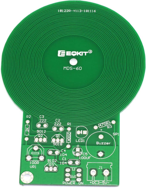 1Set Soldering Practice Kit, DC 3~5V Metal Detector Module DIY Electronic Part, Produces Sound and Light After Detecting Metal......