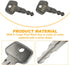 2858 X-Cargo Luggage Roof Keys,X-Cargo Roof Rack Key Karrite Ski Bike xcargo Carrier Skyline Sportrack XL,Replacement Keys for X-Cargo roof racks(...