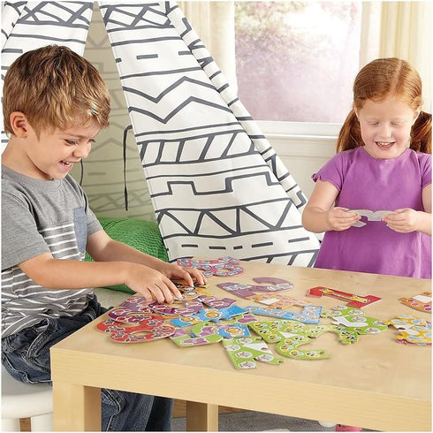 Learning Resources Number Puzzle Cards, Early Number Recognition, Toddler Puzzle, 20 Self-Correcting Puzzles, 40 Pieces, Ages 3+...