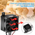 AYNEFY PTC Car Fan Air Heater,100W 12V Energy Saving Constant Temperature Heating Heaters PTC Heater with Heating and Fan Modes for Home Small Spa...