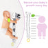Infant Baby Musical Caterpillar Stuffed Animal Toy/Donkey Plush Toys,Multi-Sensory Textures,Crinkle,with Ruler and Ring Bel,Educational Developmen...