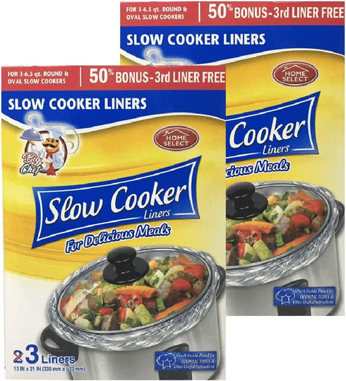 Slow Cooker Liners Home Select 6PC...