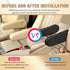 2 Pcs Car Front Seat Armrest Covers, Direct Replacement Center Console Lid Armrest Cover Skin,Cloth Fabric Armrest Protectors,Car Interior Accesso...