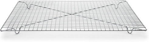 Fox Run Rectangular Cooling Rack, Iron/Chrome, 18-Inch x 12.5-Inch, Metallic...