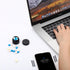 Small Daily Pill Box - Portable Waterproof Metal Pill Case for Pocket or Purse Aluminium Alloy Round Travel Pill Container Medicine Vitamin Organi...