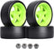 1/10 RC Drift Tires and Wheels 12mm Hex Hard Tyre for RC Drifting Car, Also Fit 1/12 1/14 1/16 Scale Models, Set of 4...