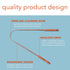Baest Tongue Scraper • 100% Copper (1 Pack) Premium Tongue Cleaner • Improve Oral Health • Ayurvedic Cleaning Tool...