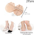Ball of Foot Cushion Socks Seamless Toe Topper Socks Half forefoot socks Non-Slip Pain Relief Toe Half Socks...