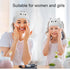 Headband for Washing Face Cute, Cat Print Headband for Women Kids, Microfiber Soft Wraps, Adjustable Elastic Hair Band for Facial Spa Makeup, Hair...
