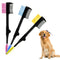 3 Pcs Dog Tear Stain Comb, Dog Eye Comb, Pet Tear Marks Brush, Eye Cleaning Comb Pets Grooming Combs, Removing Crust Mucus and Flea...