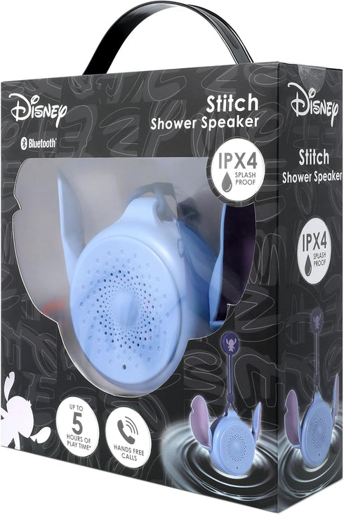 iJoy Disney Lilo and Stitch Bluetooth Shower Speaker with Suction Cup – IPX4 Rated Water Resistant Stitch Speaker for Shower, Baths| Up to 5 HRs P...