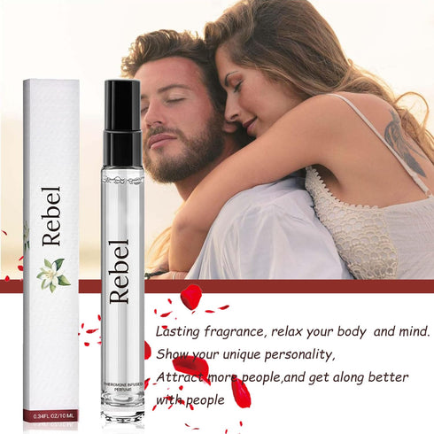 Rebel Pheromone Cologne for Men, 2024 New Rebel Pheromone Perfume for Men, Rebel Cologne Perfume Long Lasting Fragrance(2PCS)...