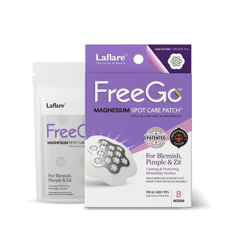 Magnesium Acne Patch: Innovative Treatment for Acne, Dark Spots, Blemishes, and Cystic Acne - Patented & Clinically Tested Spot Solution (MEDIUM 8...