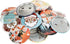 BEAMNOVA 100 Sets of Metal Button Supplies Blanks 32mm / 1.26 in (Approx. 1-1/4 inch) for Button Pin Maker Machine, Matte-Back Metallic Round DIY ...