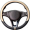 COFIT Breathable Car Steering Wheel Cover 15 inch Auto Universal Leather Wrap Non-Slip Steeringwheel Protector Automotive Interior Accessories, Be...