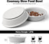 Coomazy Slow Feeder Dog Bowls Specially Designed for Small Breed Dogs French Bulldogs, Beagle, Dachshund, Schnauzer, Grey...