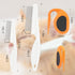 2Pcs Pet Knotting Comb for Cats - Knotting Comb Pet Grooming Tool for Dogs Cat Knot Remover Tangled and Loose Hair with 2 Pcs Pet Hair Comb Tear S...