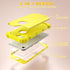 IDweel Heavy Duty Hybrid Hard PC Cover Soft Silicone Bumper Full Body Case for iPhone 8/7, Yellow with Screen Protector......