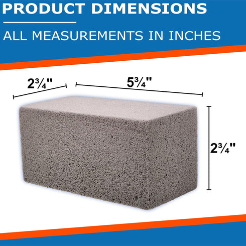Pool-Whiz Pumice Block, Pool Tile & Concrete Cleaner, Pumice Stone for Cleaning Pools, Spas & Water Features, Pool and Spa Cleaner, by Billy Bucks...