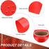 Outdoor Ribbon Poly Satin Ribbon Floral Craft Decoration Aspidistra Leaf Pattern Ribbon Easter Holiday Outdoor Decorating (Red, 4 Inch x 30 Yards)...