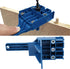 Handheld Dowel Jig Kit, Wood Doweling Hole Drill Guide, Woodworking Punch Locator Positioner Guide Set with Wrench Limit Ring for Tools Home Impro...