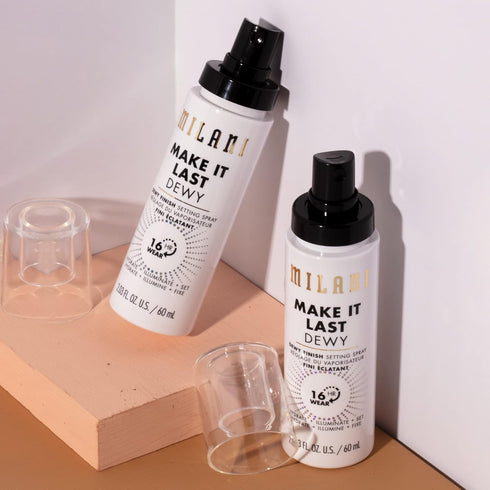 Milani Make It Last Dewy - Dewy Finish Setting Spray - 3 in 1- Hydrate + Illuminate + Set, Makeup Finishing Spray - Makeup Primer & Hydrating Sett...