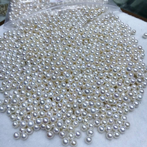 Sooyee Art Faux Pearls 1700-Pcs Loose Beads no Hole 1.1 Lbs (8mm,Ivory) for Vase Fillers, Table Scatter, Wedding, Birthday Party Home Decoration...
