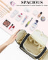 Telena Travel Essentials Toiletry Cosmetic Makeup Bag - Hanging Multifunctional Make Up Organizador,Water Resistant Accessories for Women,Portable...