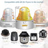 Air Fryer Magnetic Cheat Sheet Set, Air Fryer Accessories Multi Cooking Program Cook Times Chart, Instant Pot Air Fryer Frying Quick Reference Gui...