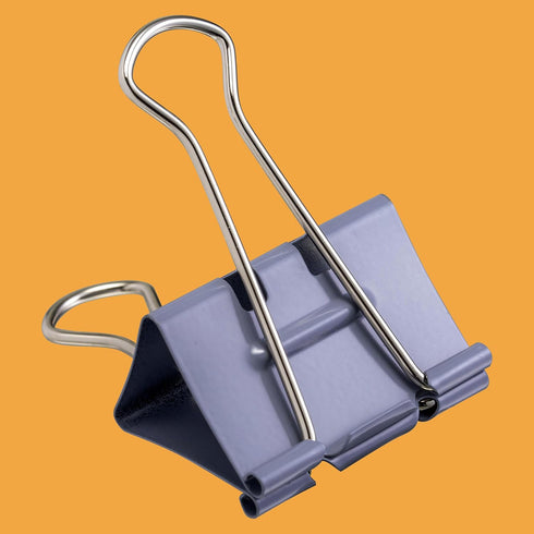 Achieva EZ Binder Clips, Large, Pack of 16, Gray (99216)...