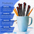 5 Pcs 3 in 1 Multicolor Ballpoint Pens, 0.7mm Black Blue Red Ink Rollerball Pen Soft Grip Retractable Fine Point Pens Multicolor Ink Pens for Jour...