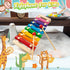 LovesTown Wooden Xylophone for Kids, Children Xylophone Toy with 2 Child Safe Mallets 8 Diatonic Keys Musical Instruments for Toddlers 1-3...