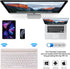 Bluetooth Keyboard Wireless Portable Mute Click Multi Device Keyboard Rechargeable Bluetooth 3.0 78 Keys Compact Wireless Keyboard for Tablet Lapt...