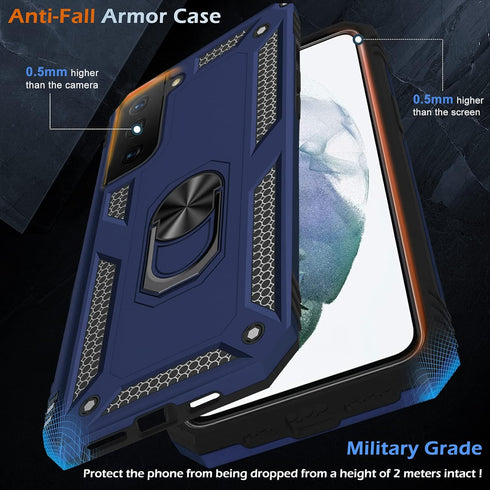 Case for Samsung Galaxy S21 5G Case Heavy Duty with Built in Screen Protector Hard Armor Military Anti-Fall Bumper Cover for Samsung S21 5G 6.2 20...