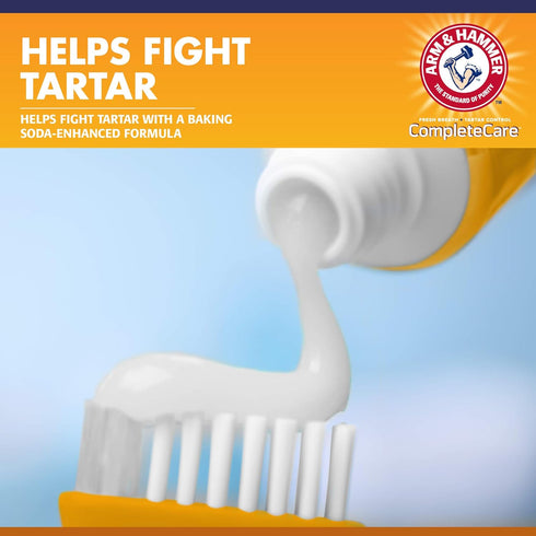 Arm & Hammer Complete Care Enzymatic Dog Toothpaste Value Size | 6.2 oz Peanut Butter Flavor Enzymatic Dog Toothpaste for Puppies | Great Tasting ...