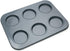 Fox Run Non-Stick Baking Pan, 6 Cup Large Muffin Top, Metallic...