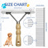 Dog Rake for Undercoat Long Tooth Dogs Comb, Rake Brush+Stainless Steel Shedding Comb, Husky Undercoat Rake Grooming Tool Set for Big Dog Horse Lo...