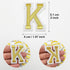 Jongdari Iron on Letters, 52 Pcs Alphabet Patches with Ironed Adhesive, Decorate Repair Patches for Shirts Jackets Hats Jeans Shoes Bags(Gold)...