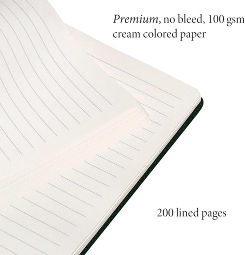 Hardcover Lined Journal with Thick 100 gsm College Ruled Paper A5 size (8.3 inches x 5.4 inches) - Daily Writing Notebook Journal for Travel, Scho...