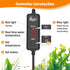 AQQA Small Aquarium Heater,Submersible Fish Tank Heater Adjustable Temperature,Mini Short Dual-use Fish Heater with LED Digital Display Thermostat...