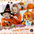 Tenceur 12 Pcs Halloween Plastic Beadable Pen Bead Ballpoint Pen Halloween Silicone Beads 105 Pcs Accessories DIY Black Ink Bead Pen Pumpkin Skull...