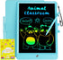 UCIDCI LCD Writing Tablet 10inch Doodle Board - Colorful Screen Electronic Toddler Drawing Tablet Drawing Pad, Educational Learning Toddler Toys f...