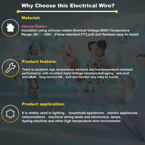 16 awg Electronic Wire,66 Feet Silicone Wire Flexible Tinned Copper Wire High Temperature Resistance 2 Separated Wires 33 ft Black and 33 ft Red S...